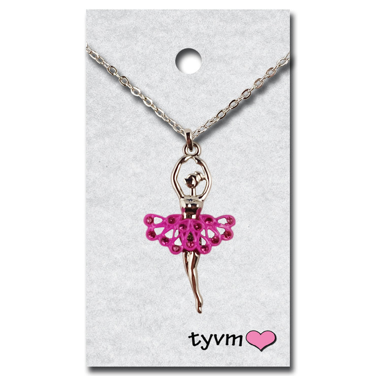 79826 Crystal Ballerina Necklace