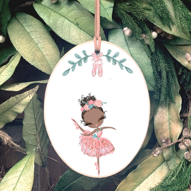 Tiny Dancer - Oval Ornament