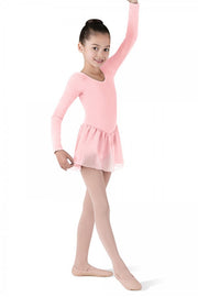 CL5309 Child Long Sleeve Skirted Leotard