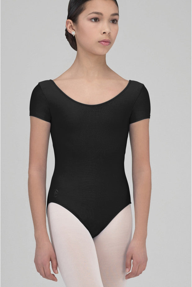 Coralie Child Short Sleeve Leotard*