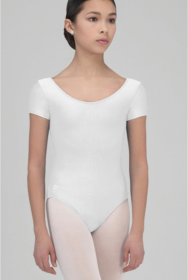 Coralie Child Short Sleeve Leotard*