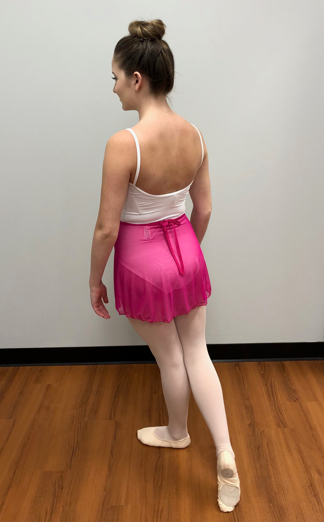 Wear Moi Delia Faux Wrap Tulle Womens and Girls Dance Skirt