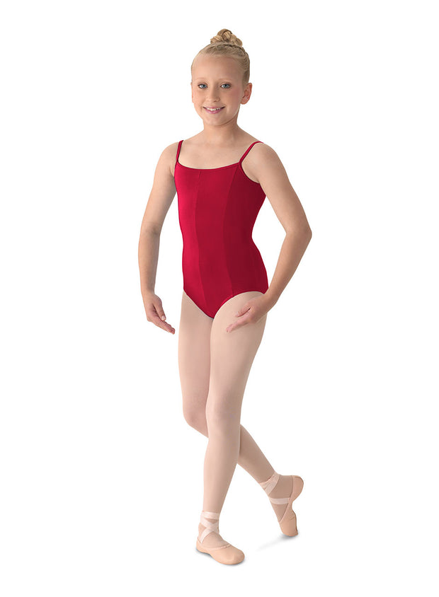 M207CD Child Princess Seam Cami Leotard