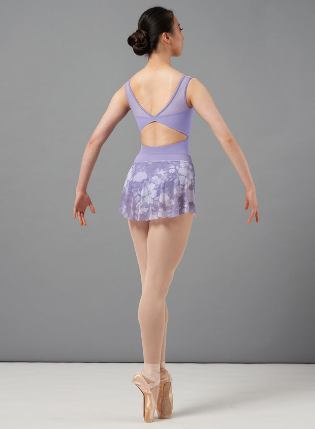MS162 V-Front Printed Skirt