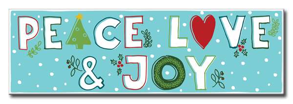 My Word! 5"x16" Block Sign