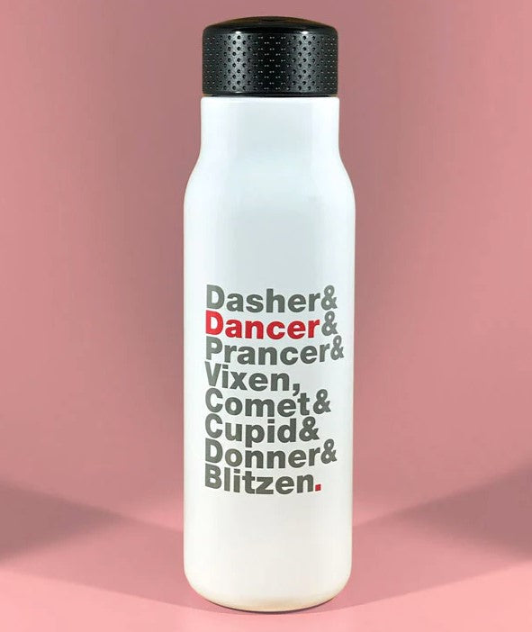 RN-SSB Reindeer Names Stainless Bottle