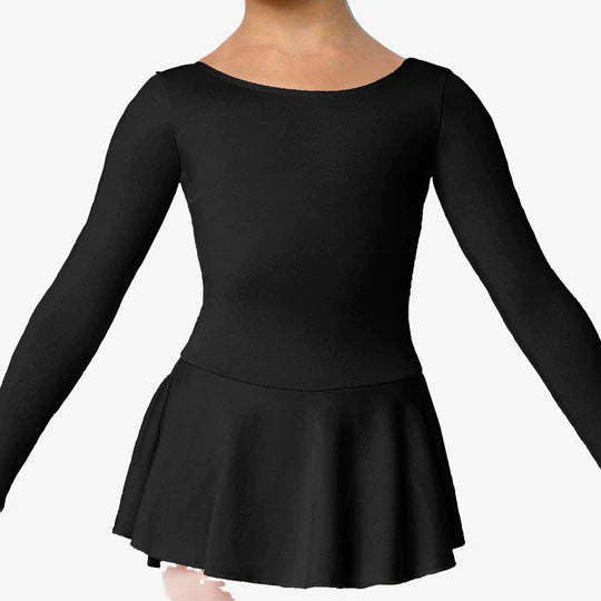 SL123 Child Gillian Skirted Long Sleeve Leotard