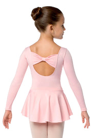 SL123 Child Gillian Skirted Long Sleeve Leotard