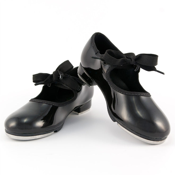 TA35 Classic Tie Tap BLK PAT (FINAL SALE)
