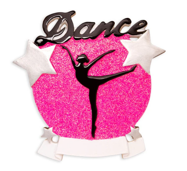 Dance Silhouette Sparkle Ornament