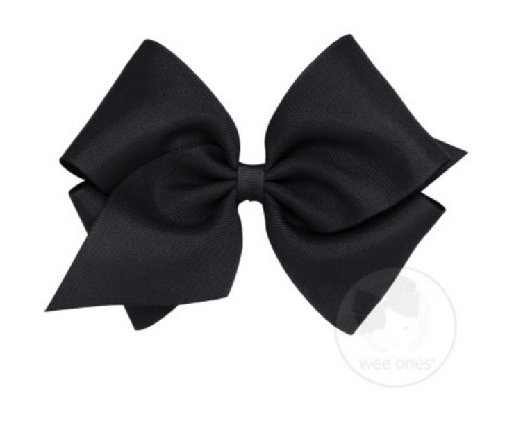 MKB-G King Mini Solid Grosgrain Bow