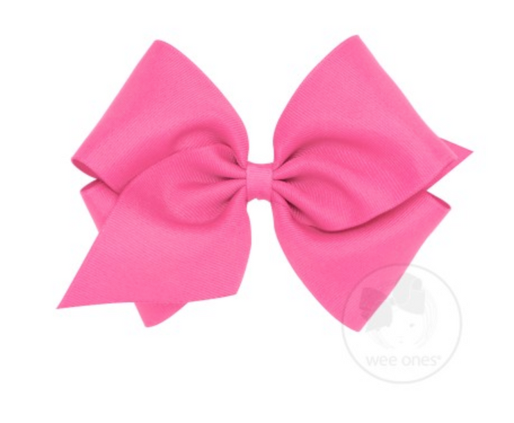 MKB-G King Mini Solid Grosgrain Bow