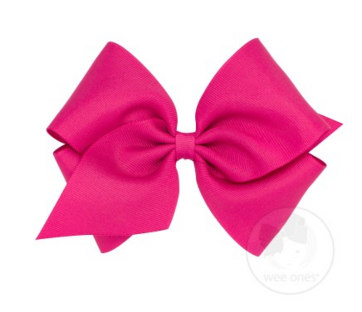 MKB-G King Mini Solid Grosgrain Bow