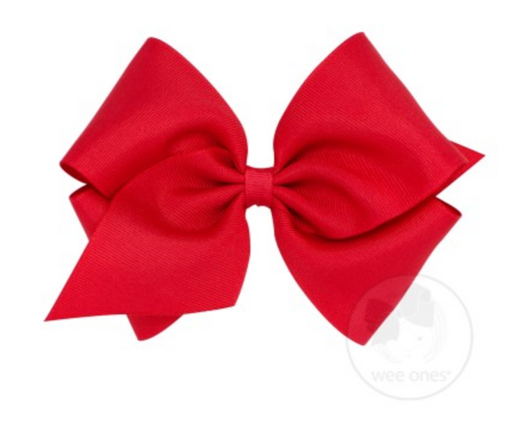 MKB-G King Mini Solid Grosgrain Bow