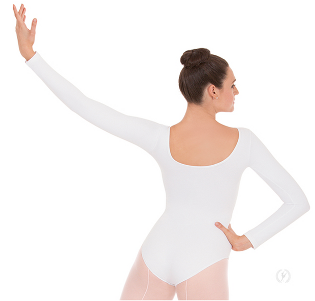 44265 Adult Microfiber Long Sleeve Leotard