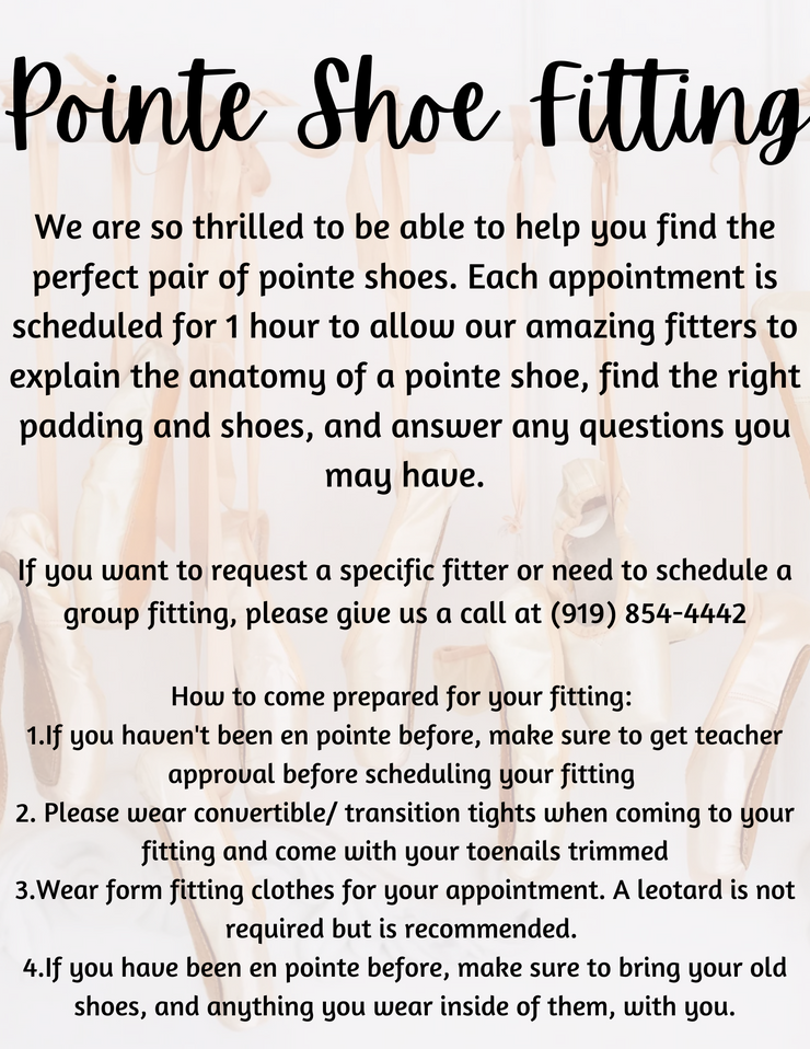 Pointe Shoe Fitting