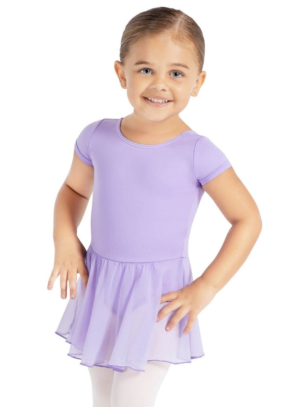 SE1037C Child Short Sleeve Skirted Leotard