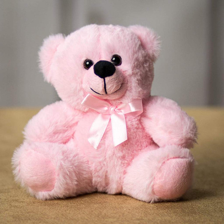 6" Cotton Candy Pink Bear