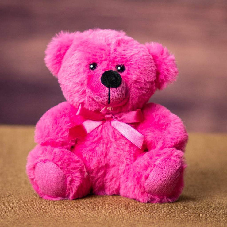 6" Cotton Candy Pink Bear